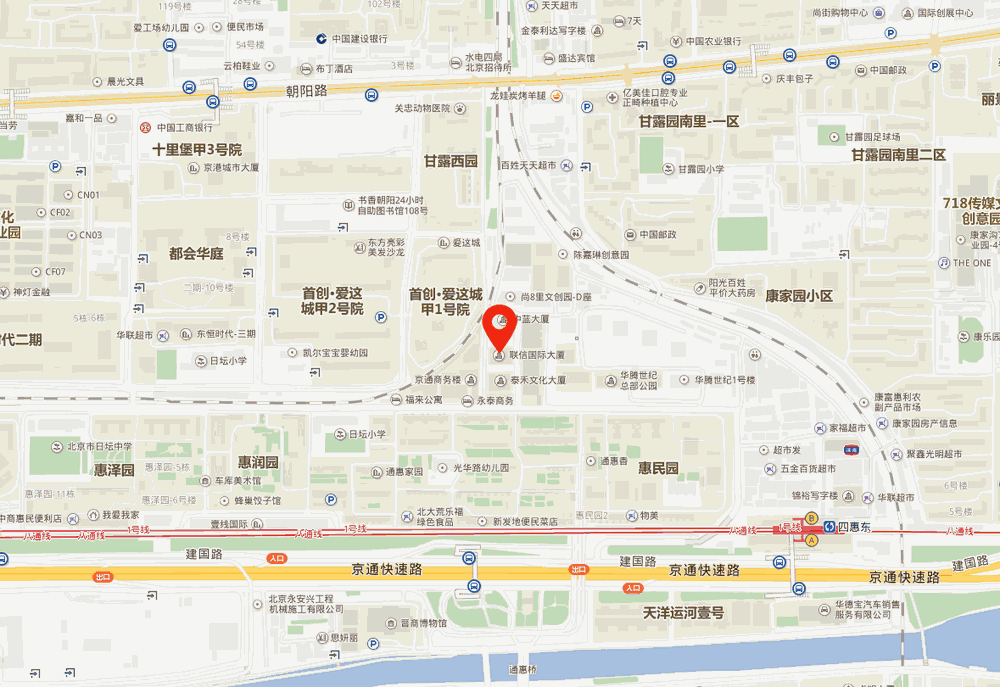 联信国际大厦位置地图